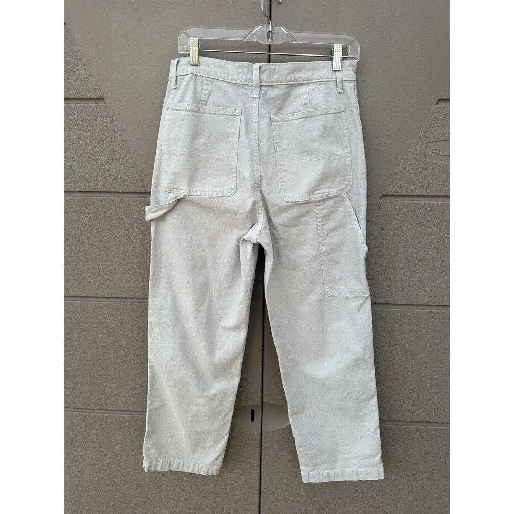 Madewell Women’s Light Blue High Waist Carpenter Pants Size 28 - Picture 8 of 16